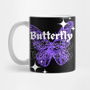 Purple Butterfly Mug